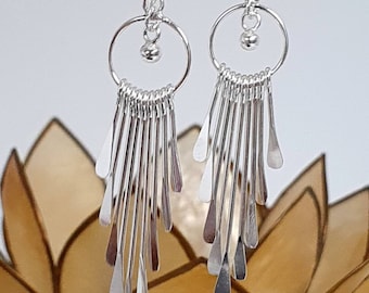 Chandeliers earrings silver 925