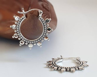 Hoop earrings silver 925