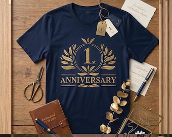 Royal 1st Anniversary Prince Vector (PNG/JPEG/Ai/SVG), Elegant 1st Anniversary Princess, Gold One Year, Cricut Files, Digital Download