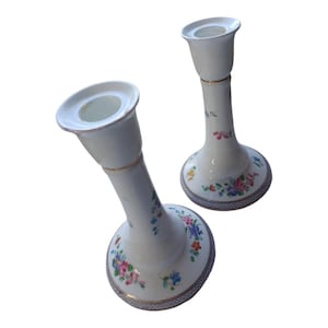 Adderley Vintage Candlestick Holders x2