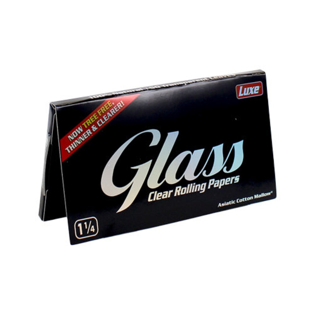 Luxe Glass Clear Rolling Papers 6 Pack Etsy