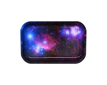 B-Grade Pastel Rainbow Galaxy Ashtray Rolling Tray Home Decor