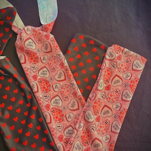 Sac drôle de queue de cheval pour la Saint-Valentin - Lycra Ghost Him, fait main