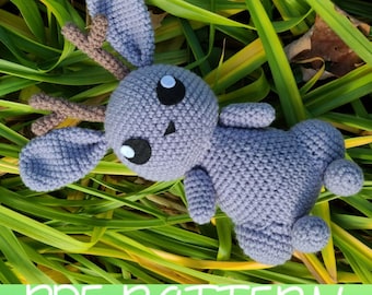 Jackalope Amigurumi Pattern / PDF FILE / download only