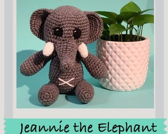 Jeannie the Elephant crochet pattern