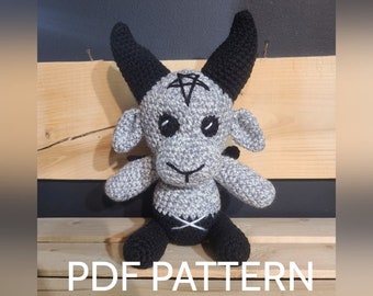 Baphomet Amigurumi Crochet PDF pattern.