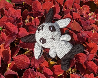 Baphomet crochet amigurumi pattern, PDF FILE