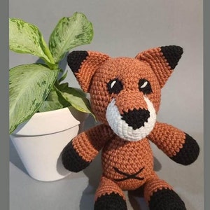Alix the Fox Amigurumi crochet pattern, PDF FILE