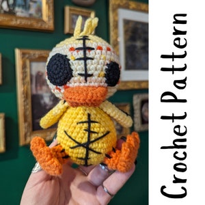Zacko the Psycho Ducky crochet pattern, pdf file