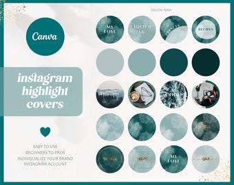 Portadas destacadas azules de Instagram “Nika” | Portadas de historias de Instagram | Fondo de iconos de historia | Portada de la historia de Instagram Gold Travel Universe