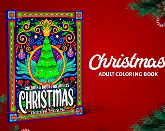 Christmas Coloring Book for Adults With Beautiful Winter Holiday Coloring Pages Perfect Activity Book for Adults | Digital Download Coloring