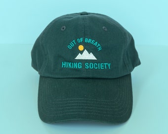 Hiking Cap - The Out of Breath Hiking Society - Embroidered Dad Cap