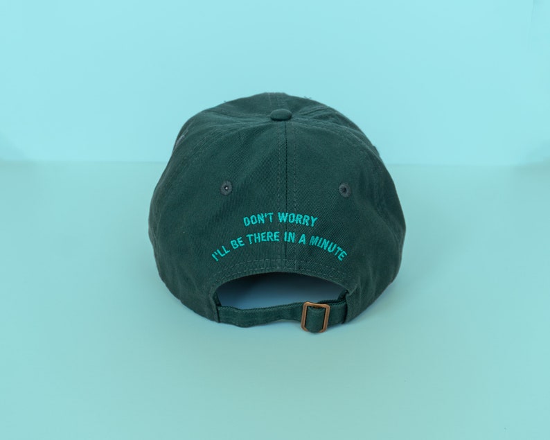 Hiking Cap The Out of Breath Hiking Society Embroidered Dad Cap image 2