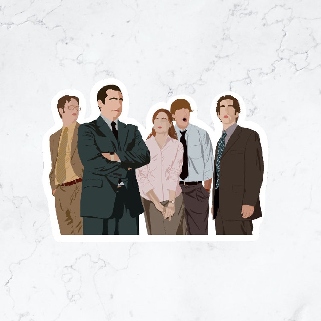 The Office Sticker, TV Show Decal, the Office Decal, TV Show Characters ...
