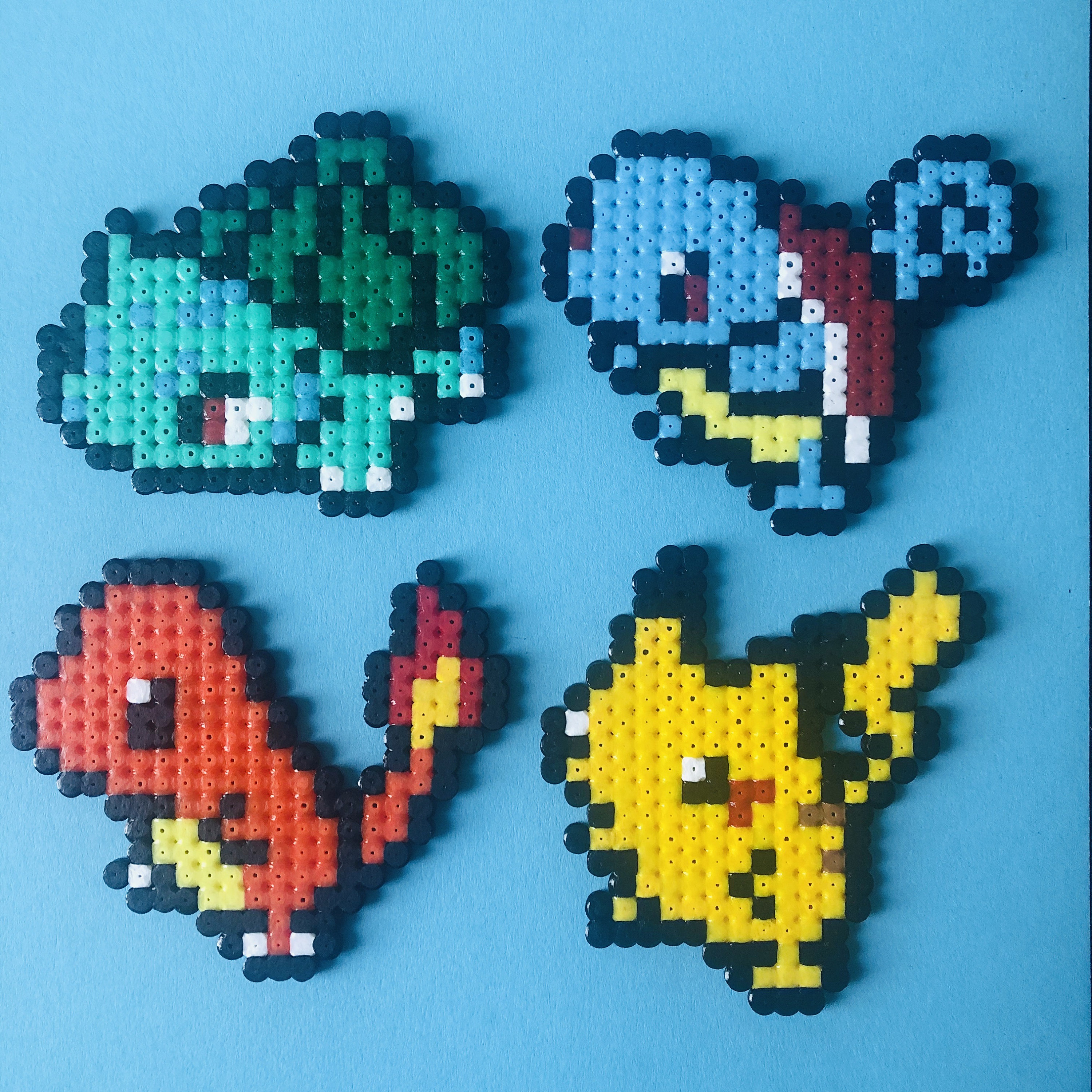 Kanto Starter Pokemon Pixel Art Etsy Kanto Starter Pokemon Pixel Art Etsy