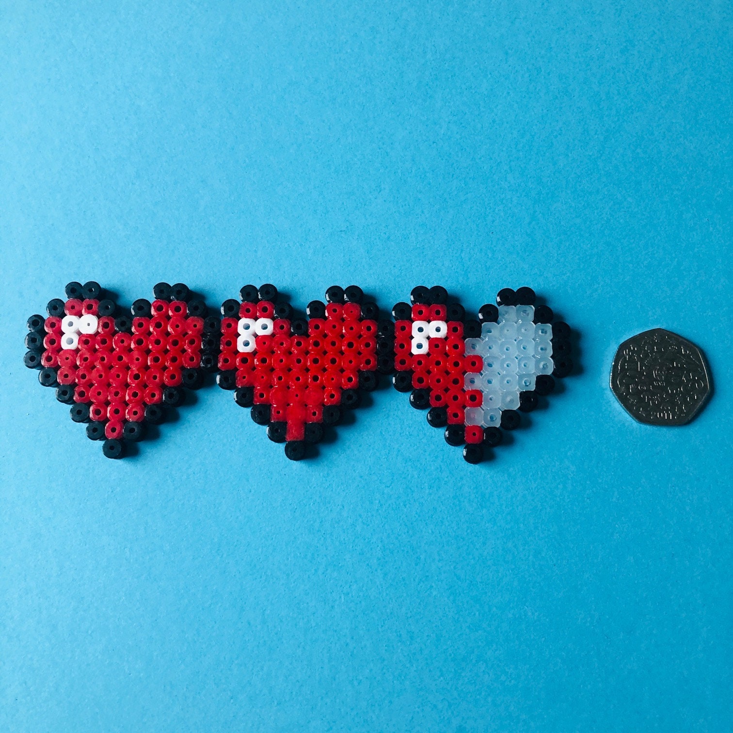 Zelda Hearts / Pixel Art - Etsy