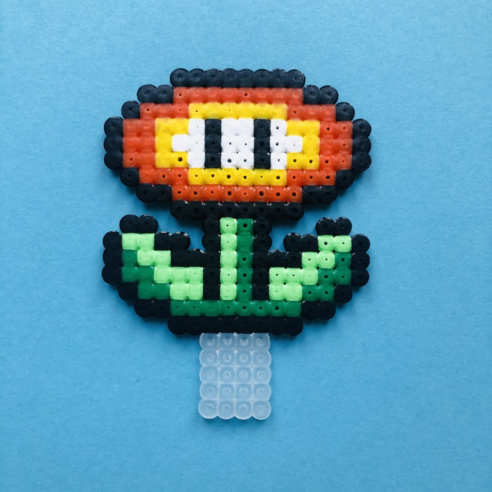 Super Mario Fire Flower / Pixel Art | Etsy