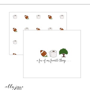 College-inspired Notecards | Graduation Gift | Football thank you notes| Thank you notecards l Auburn