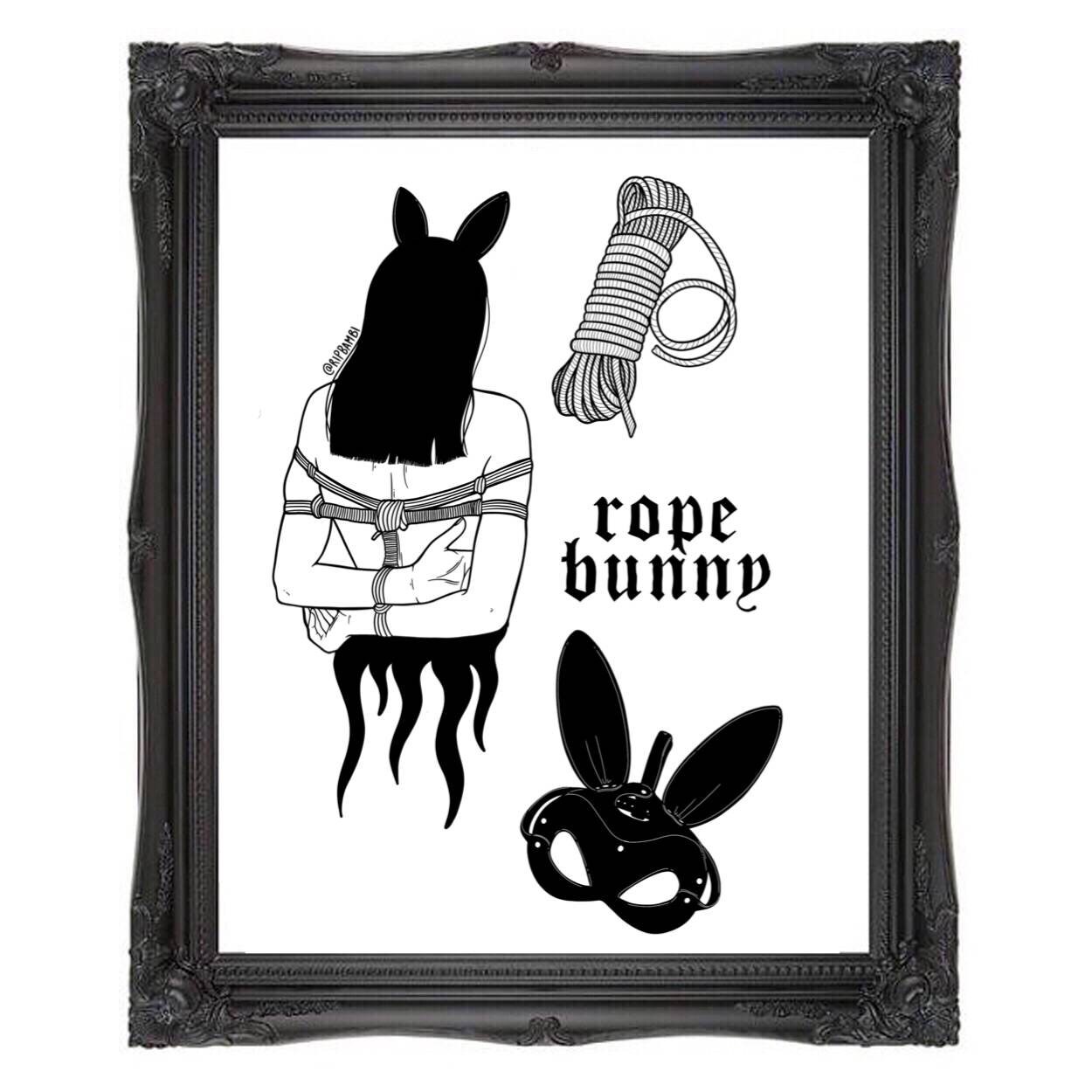 SHIBARI FLASH Shibari Art Blackwork Tattoo Flash Etsy