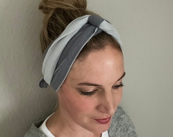 Muslin hair band, your own color combination, to tie yourself