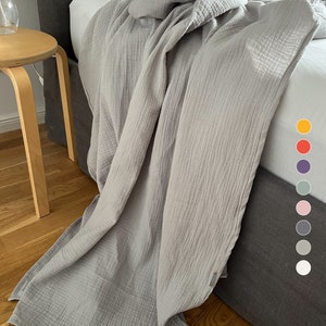 XXL muslin blanket | bedspread | baby blanket | organic cotton