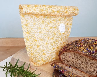 Beeswax bag XL crumb-free, lunch bag, bread bag