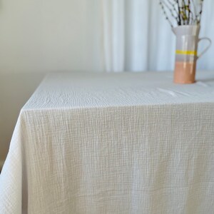 Tablecloth/table runner made of muslin, table linen, several colors, desired size image 6