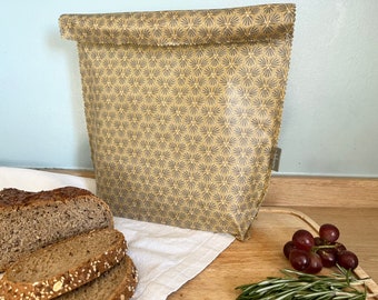 Beeswax bag XL crumb-free, lunch bag, bread bag