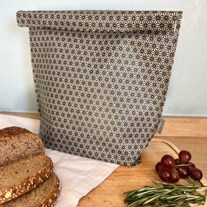 Bijenwaszak XL kruimelvrij, lunchzak, broodzak