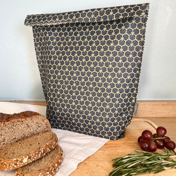 Bienenwachsbeutel XL krümelfrei, Lunchbag, Brotbeutel