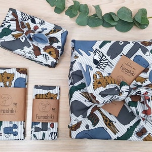 Furoshiki Baumwolle Geschenkverpackung aus Stoff Made in Deutschland Bild 2