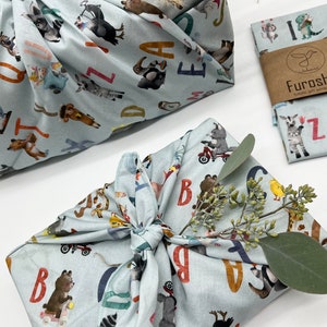 Furoshiki Baumwolle Geschenkverpackung aus Stoff Made in Deutschland Bild 3