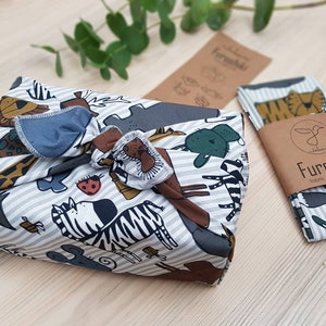 Furoshiki Baumwolle Geschenkverpackung aus Stoff Made in Deutschland Bild 1