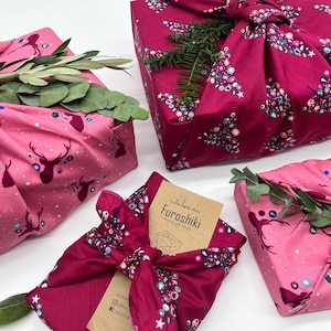 Furoshiki | Weihnachten  - Geschenkverpackung aus Stoff Made in Deutschland