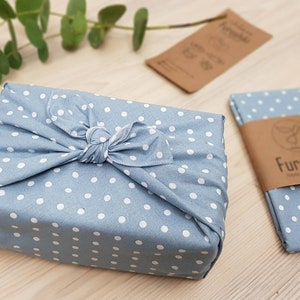 Furoshiki Baumwolle Geschenkverpackung aus Stoff Made in Deutschland zdjęcie 1