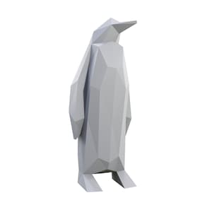 Penguin, Printable PDF Template, Papercraft, Download, 3d, Low Poly