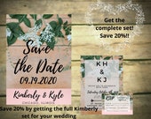 Country Chic Wedding Invitation Set, Personalized, Barn Style Wedding Invitations, Digital Download, DIY Barn Country Chic