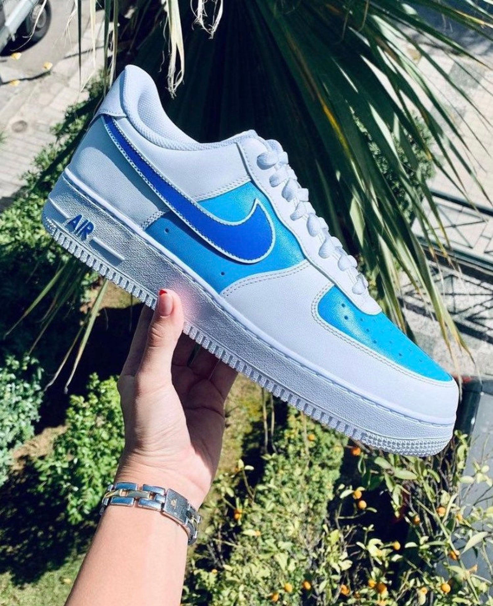 nike delta force azul