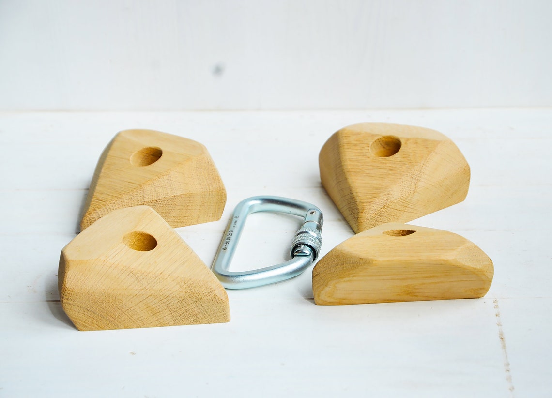 Wood Holds for climbing Wooden Rock climbing holds for Rock Etsy