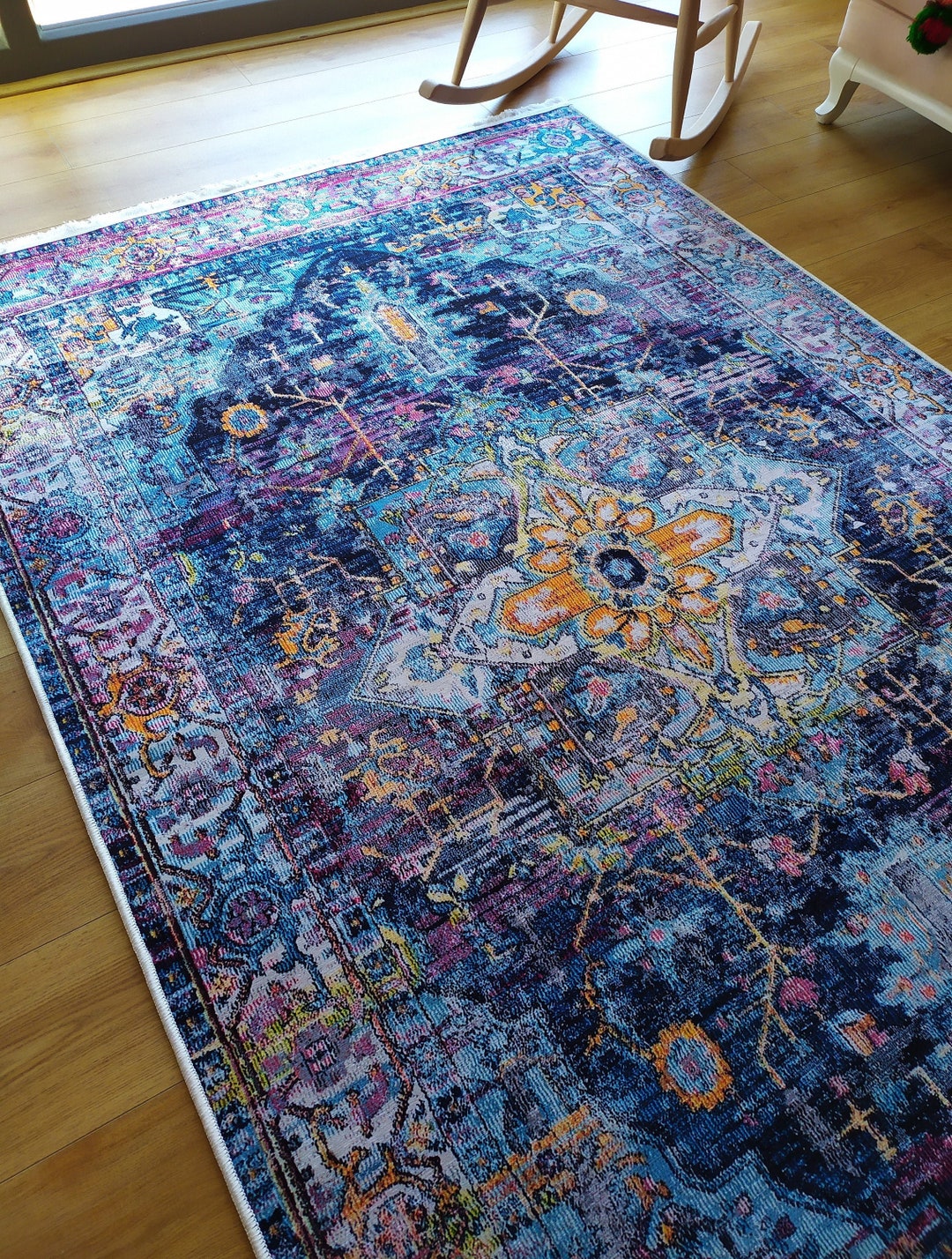 Rugs 6x9 Blue Rug 6x9 Turkish Rug 6x9 Oriental Rug 6x9 Etsy UK