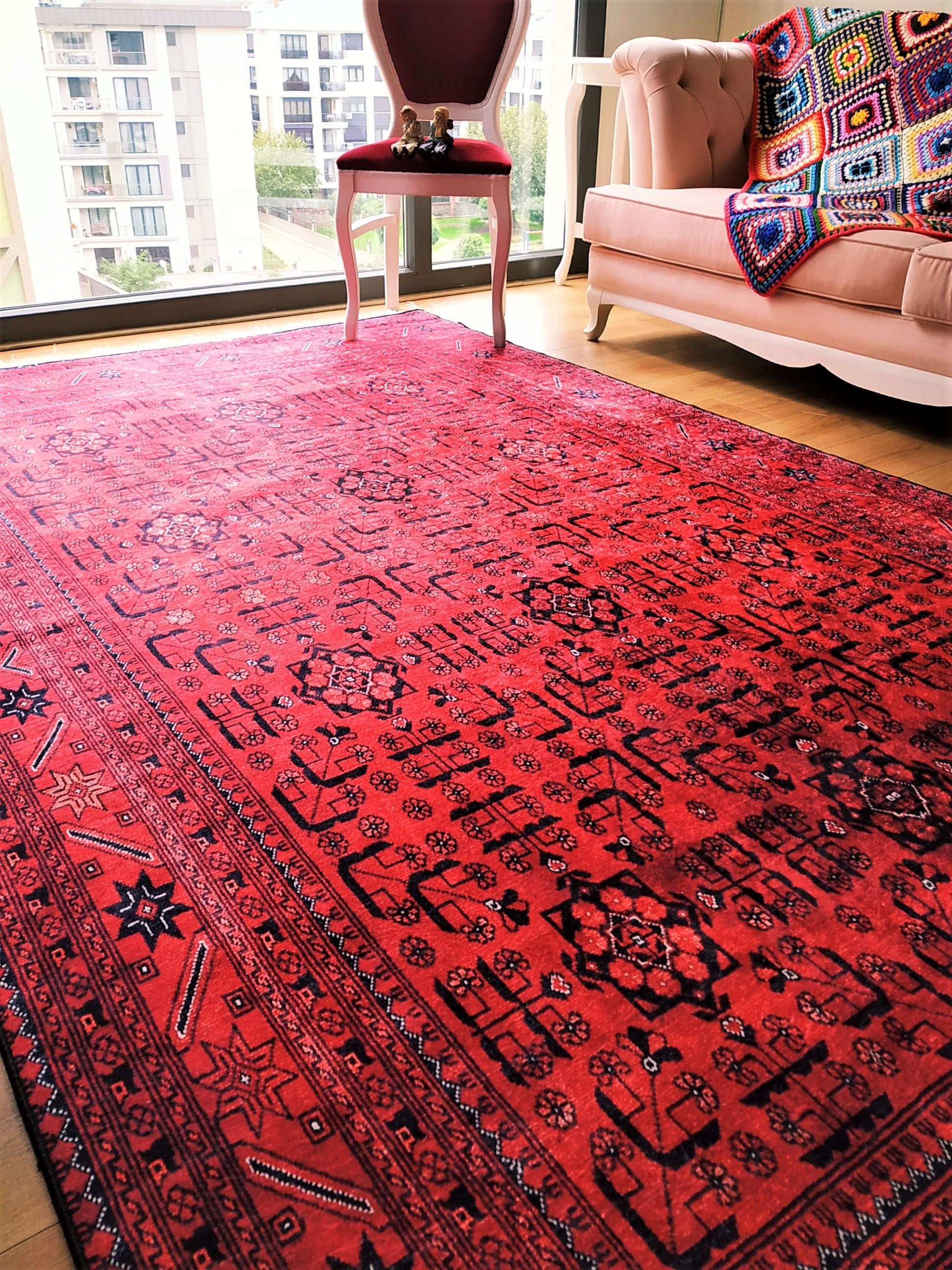 Rugs 6x9 Red Rug 6x9 Oriental Rug 6x9 Area Rug 6x9 Turkish Etsy