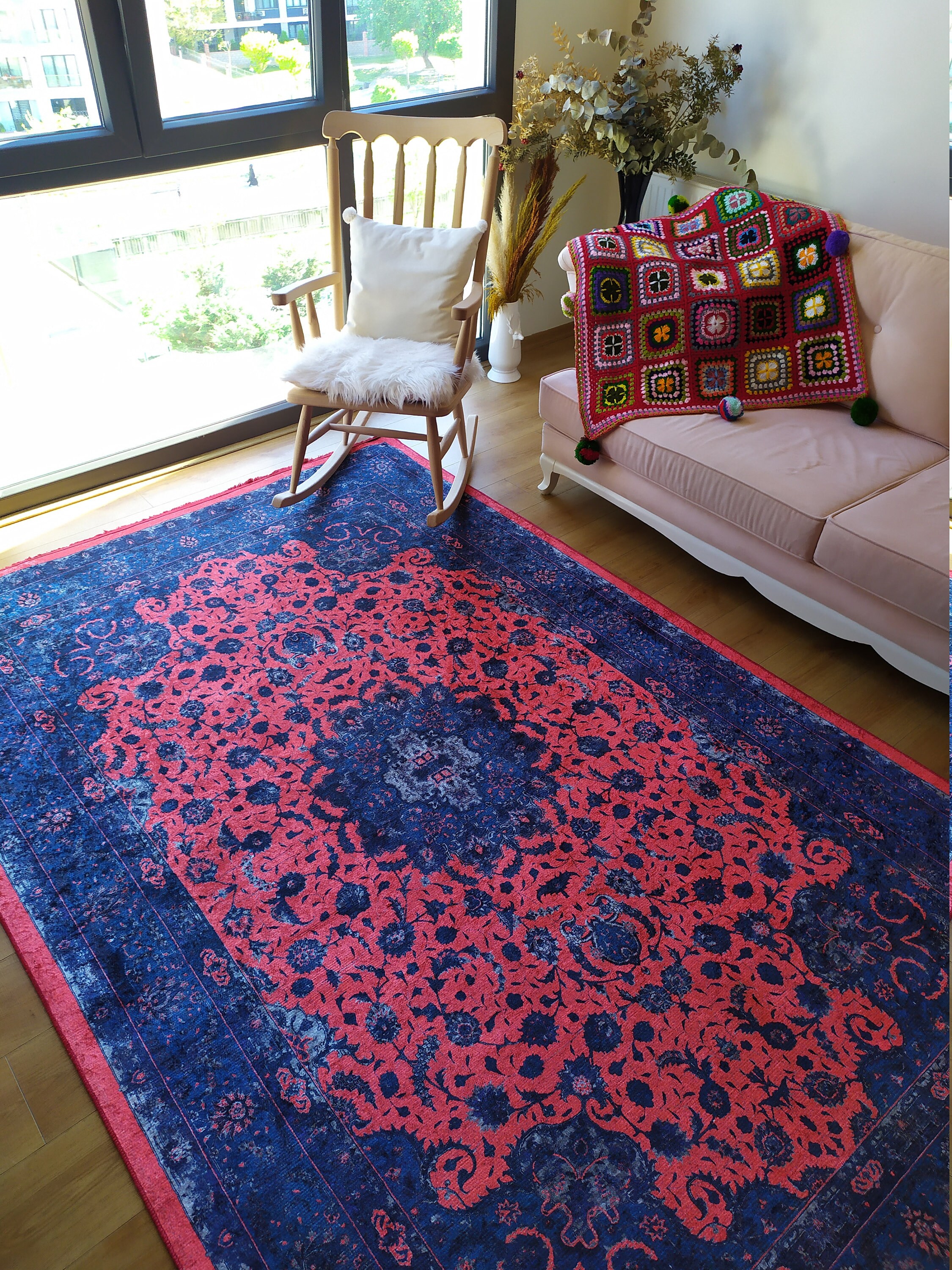 Rug 6x9 Turkish Rug 6x9 Red Rug 6x9 Red Turkish Rug Rug Etsy