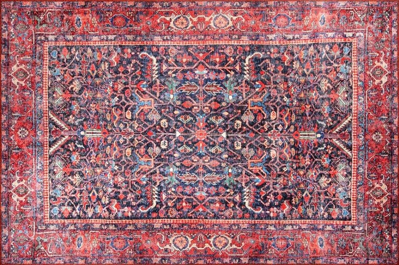 Rug 9x12 Turkish Rug 9x12 Oriental Rug 9x12 Red Rug Kilim Etsy