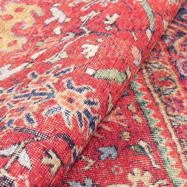 Rugs 8x10 Turkish Rug 8x10 Oushak Rug 8x10 Kilim Rug Red Etsy