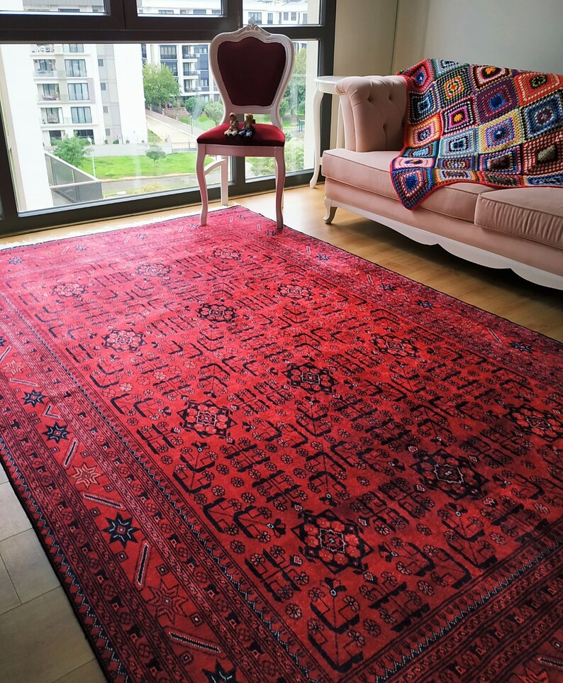 Rugs 6x9 Red Rug 6x9 Oriental Rug 6x9 Area Rug 6x9 Turkish Etsy Australia