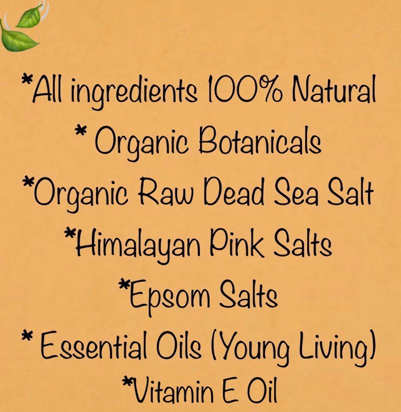 Organic Bath herbs and saltsBath Salt Healing Etsy