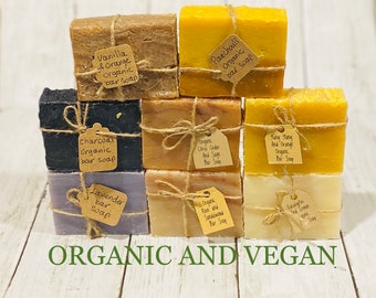 Organic Soap Bar, Vegan and All Natural Soap, Handmade Artisan Soap, Zero Waste, Eco Friendly, Non Toxic