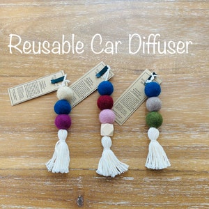 Reusable Car Diffuser Felt Ball, Portable Diffuser, Eco-Friendly Air Freshener