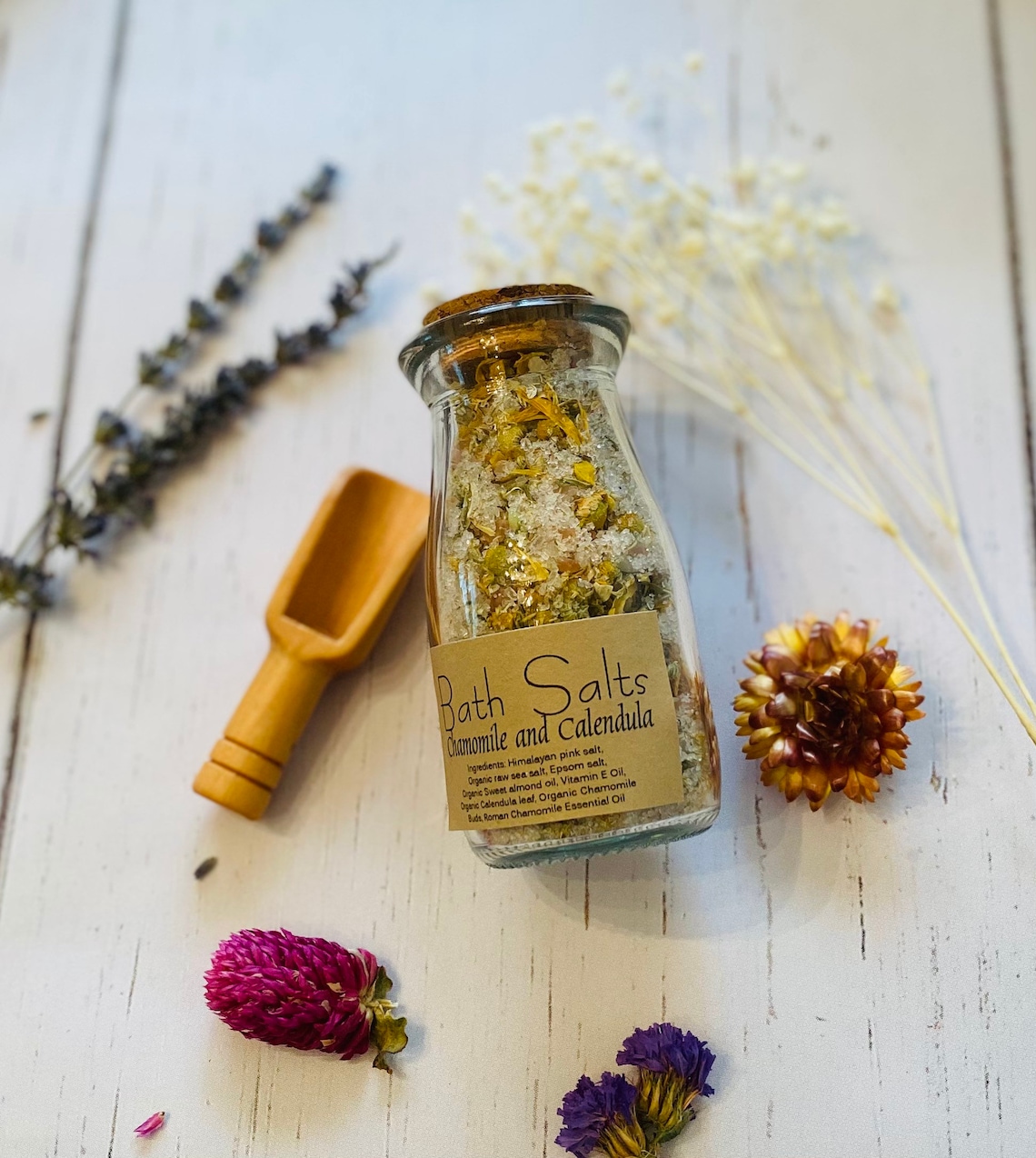 Organic Bath Salts Essential Oil Infused Bath Salts Gift - Etsy