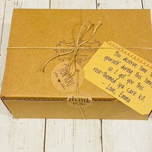 Organic Vanilla Orange Spa Gift Set: Handmade Apothecary Healing Set bild 2